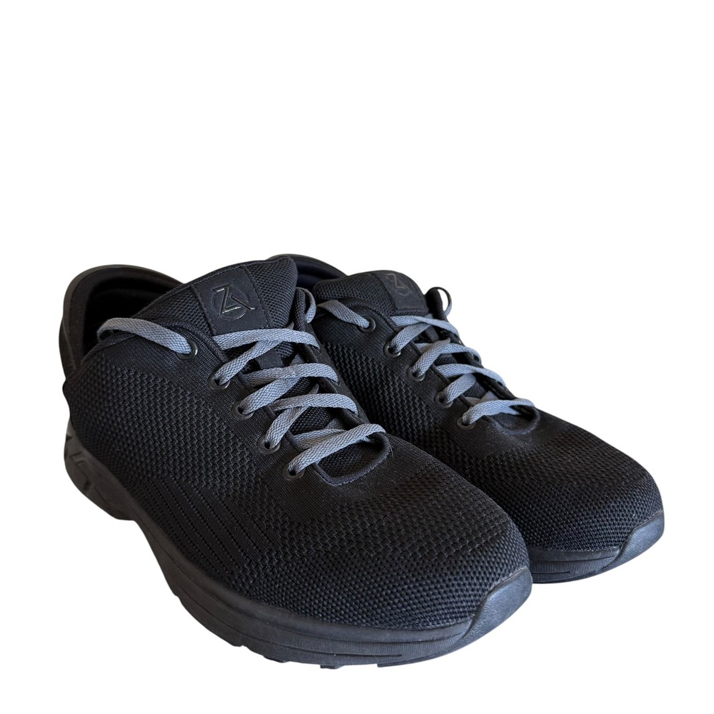 Zeba Hands Free Sneakers Mens Size 12 Black Onyx Excellent Collapsible Heel
